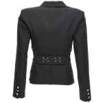 Alessandra Rich Single Breast Lace-up Blazer Jacket