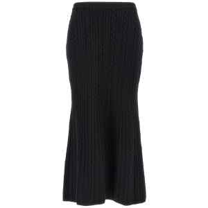 Alessandra Rich Maxi Wool Skirt