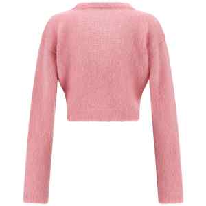 Alessandra Rich Carded Mohair Cardigan