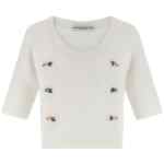 Alessandra Rich Carded Mohair Sweater