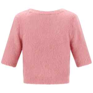 Alessandra Rich Carded Mohair Sweater