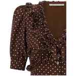 Alessandra Rich Polka Dot Mini Dress