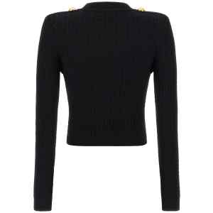 Balmain Twisted Knit Cardigan