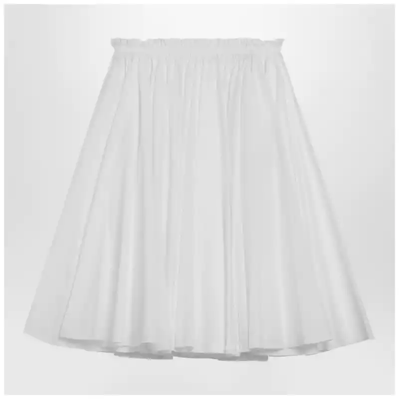 Ami Paris White cotton skirt