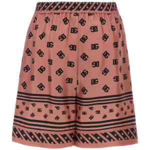 Dolce & Gabbana Silk Bermuda Shorts