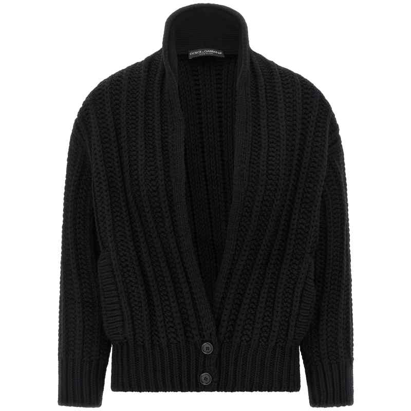 Dolce & Gabbana Coarse Wool Cardigan Dolce & Gabbana Coarse Wool Cardigan