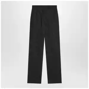 Max Mara Midnight blue trousers in cotton denim effect