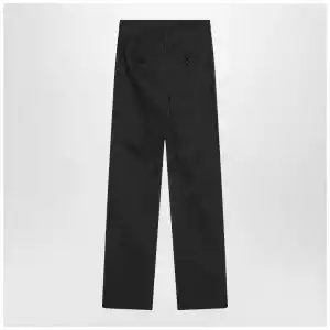 Max Mara Midnight blue trousers in cotton denim effect