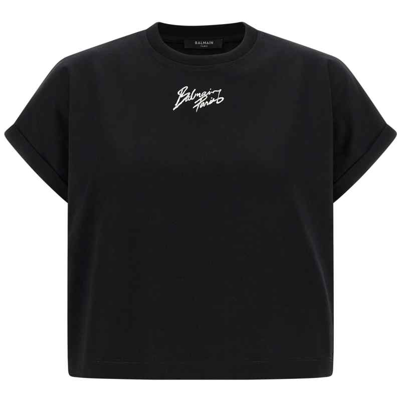 Balmain Cropped T-shirt