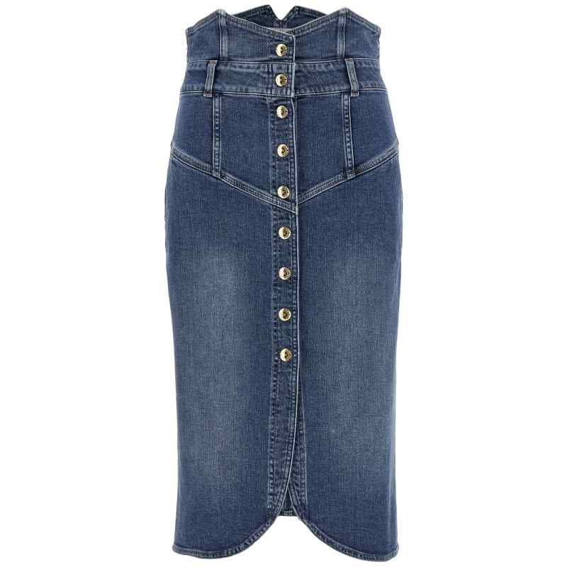 Elisabetta Franchi Denim Skirt