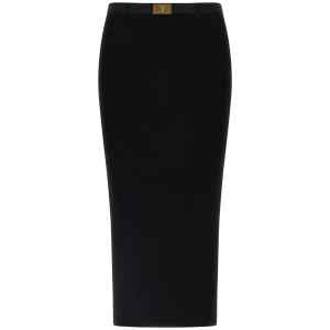 Elisabetta Franchi Ribbed Knit Skirt
