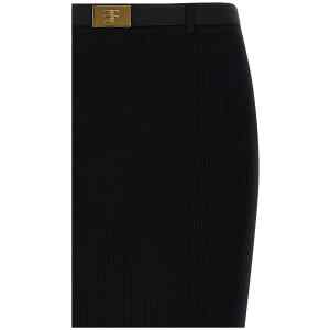 Elisabetta Franchi Ribbed Knit Skirt