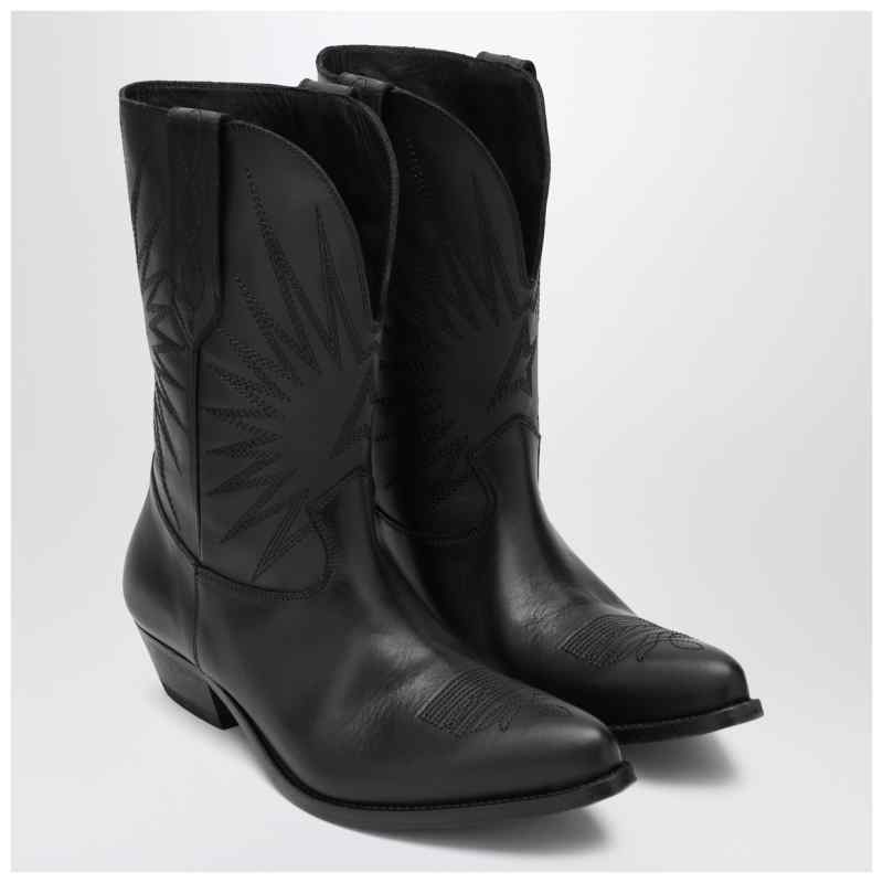 Golden Goose Wish Star low black leather boots, theFeinheit