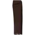 Elisabetta Franchi Shiny Viscose Skirt