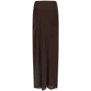 Elisabetta Franchi Shiny Viscose Skirt