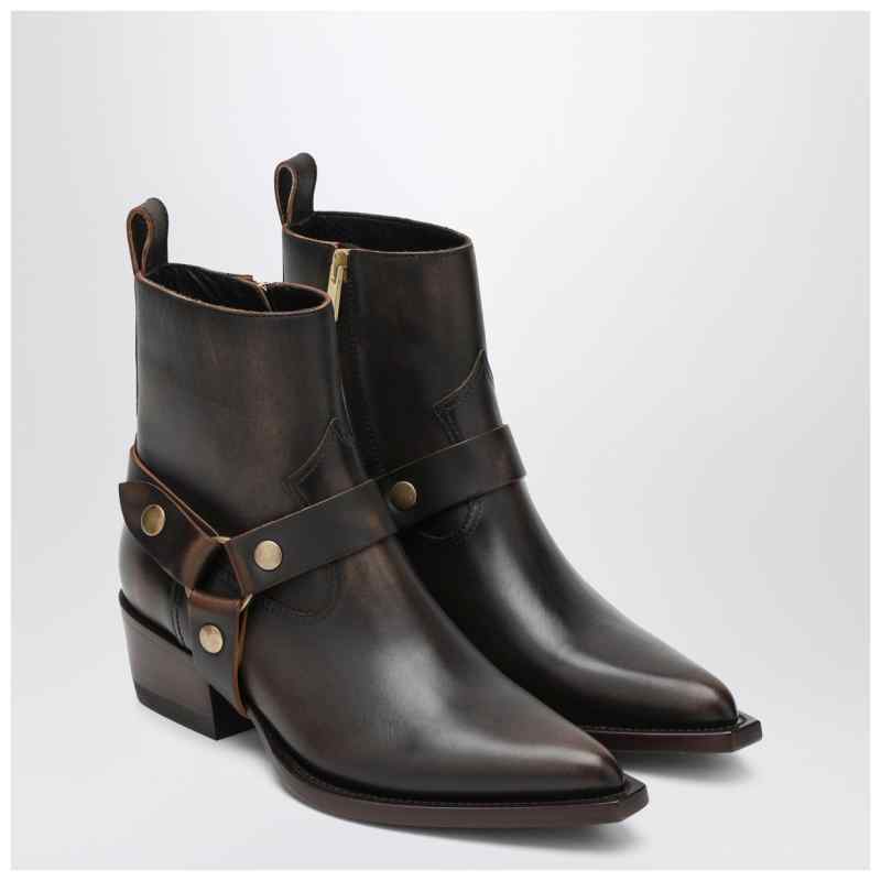 Golden Goose Debbie boot brown with removable buckle