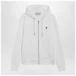 Ami Paris Ami De Coeur zip-up sweatshirt white