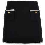 Moschino Heart Button Skirt