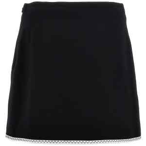 Moschino Heart Button Skirt