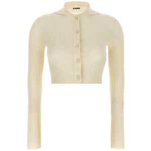 Jil Sander Ribbed Cardigan