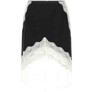 Jil Sander Organza Lace Wool Skirt