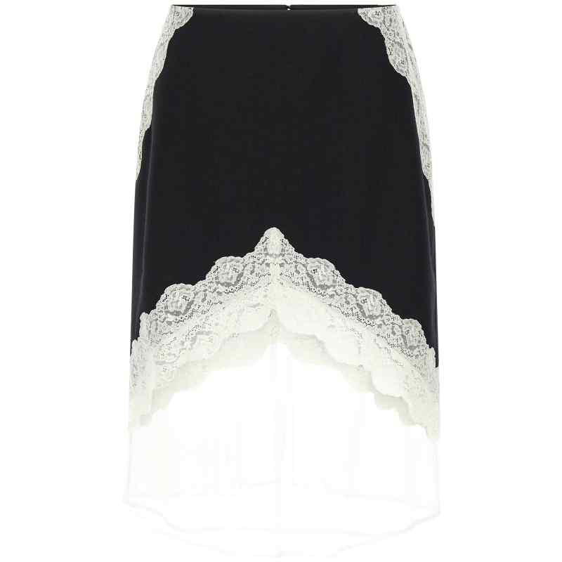 Jil Sander Organza Lace Wool Skirt Jil Sander Organza Lace Wool Skirt