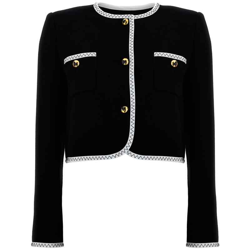 Moschino Crepe Short Jacket