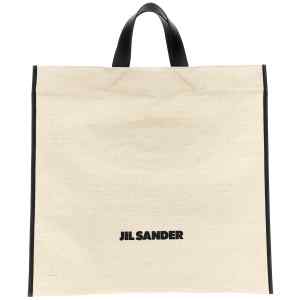 Jil Sander Border Book Tote Square Shopping Bag