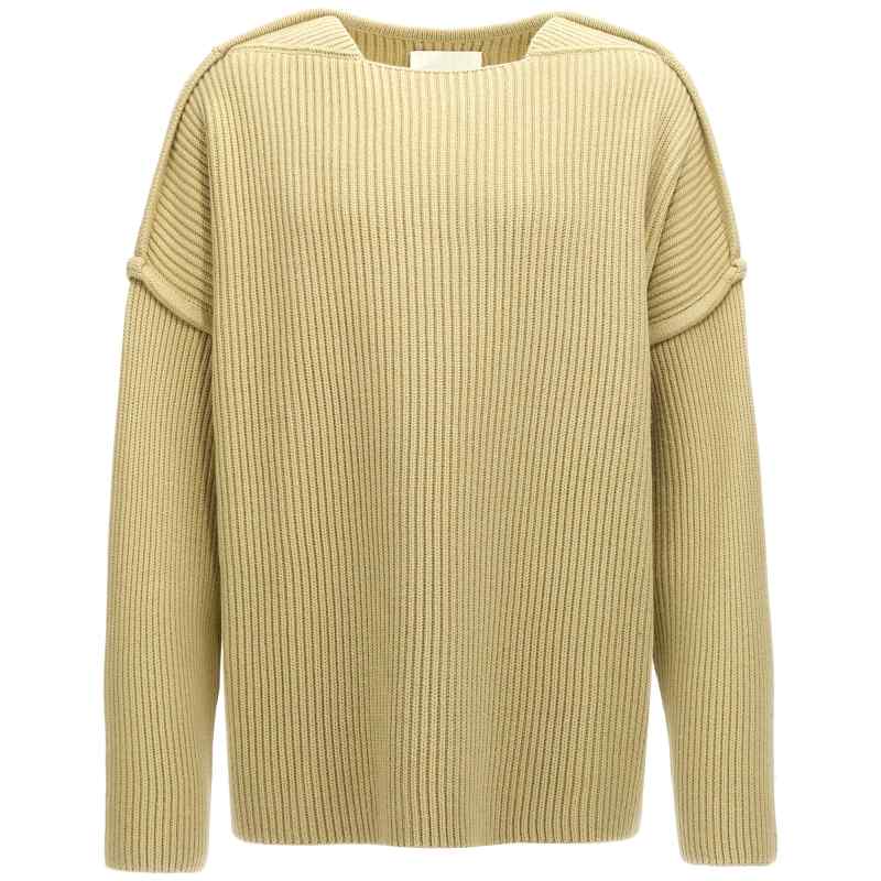 Jil Sander Geometric Neckline Sweater