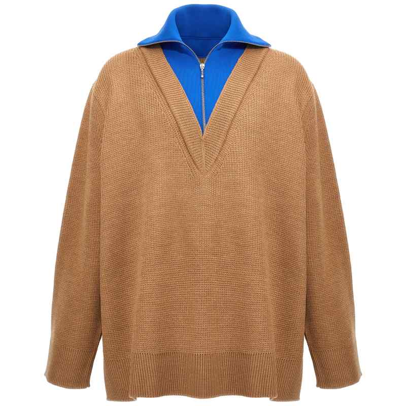 Jil Sander Half Zip Sweater