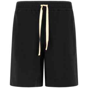 Jil Sander Embroidered Logo Bermuda Shorts