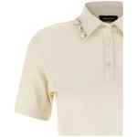 Fabiana Filippi Crystal Collar Polo Shirt