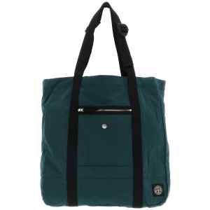 Stone Island Logo Patch Shopping Bag
