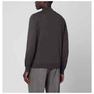 Tagliatore Taupe wool turtleneck sweater