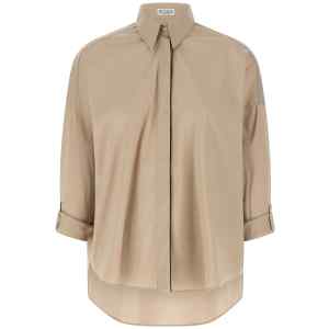 Brunello Cucinelli Shiny Trim Shirt