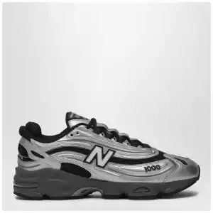 New Balance Sneakers 1000 SL in metallic silver leather