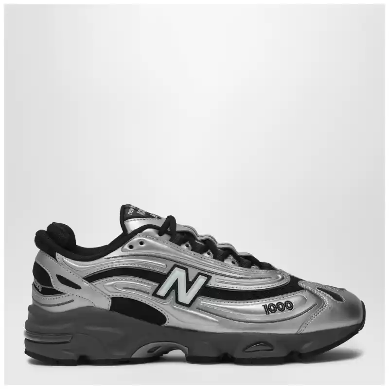 New Balance Sneakers 1000 SL in metallic silver leather