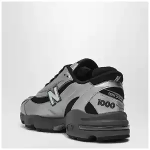 New Balance Sneakers 1000 SL in metallic silver leather