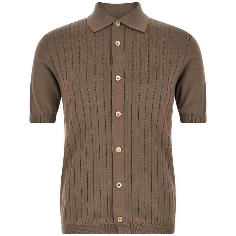 Brunello Cucinelli Operated Ribbed Shirt
