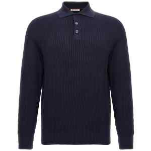 Brunello Cucinelli Ribbed Polo Shirt