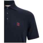 Brunello Cucinelli Logo Embroidery Polo Shirt
