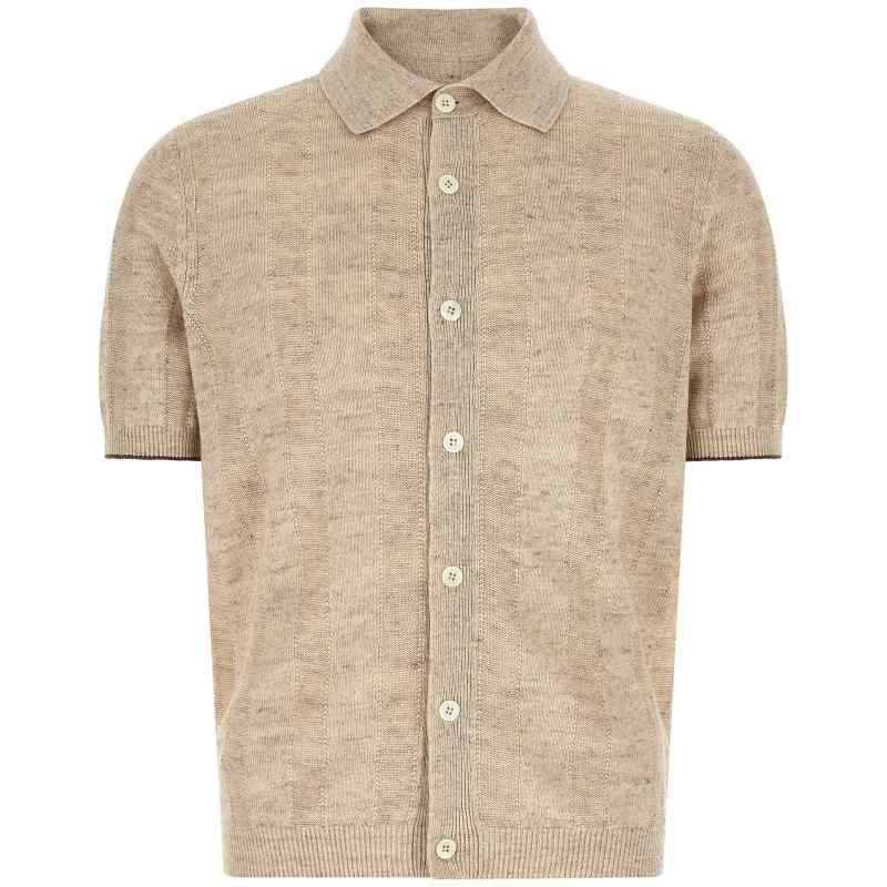 Brunello Cucinelli Operated Ribbed Shirt
