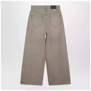 Brunello Cucinelli Wide-leg desert-colored jeans