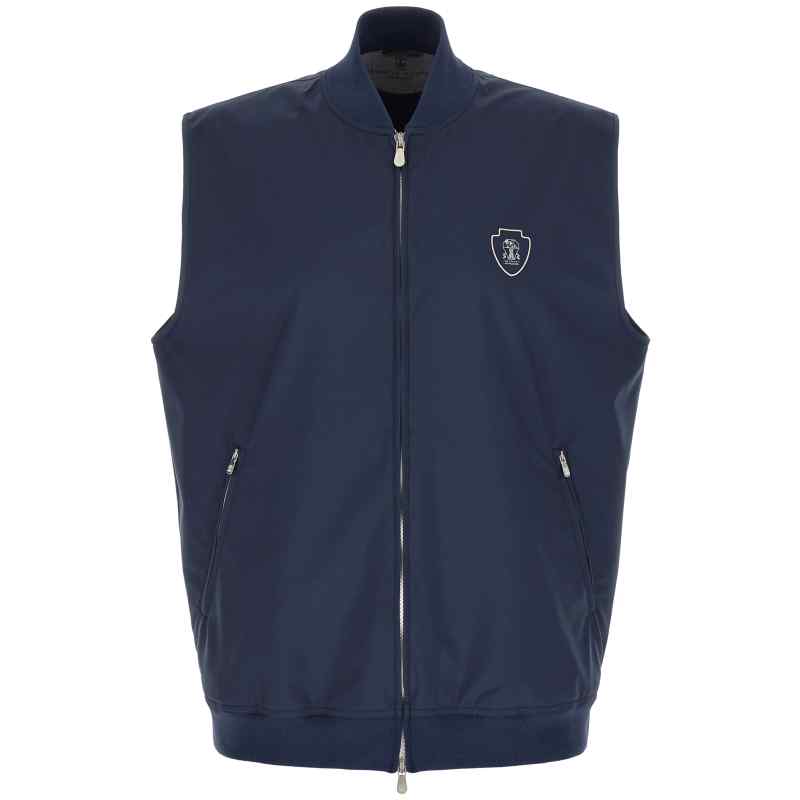 Brunello Cucinelli Logo Nylon Vest