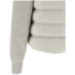 Brunello Cucinelli Shiny Flap Detail Down Jacket