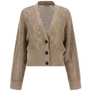 Brunello Cucinelli Cadrigan Sequin Mesh
