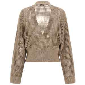 Brunello Cucinelli Cadrigan Sequin Mesh