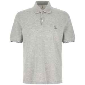 Brunello Cucinelli Logo Piqué Polo Shirt