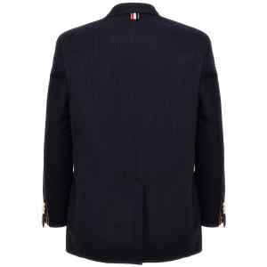 Thom Browne Single-breasted Seersucker Blazer