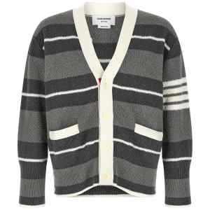Thom Browne Striped Cardigan